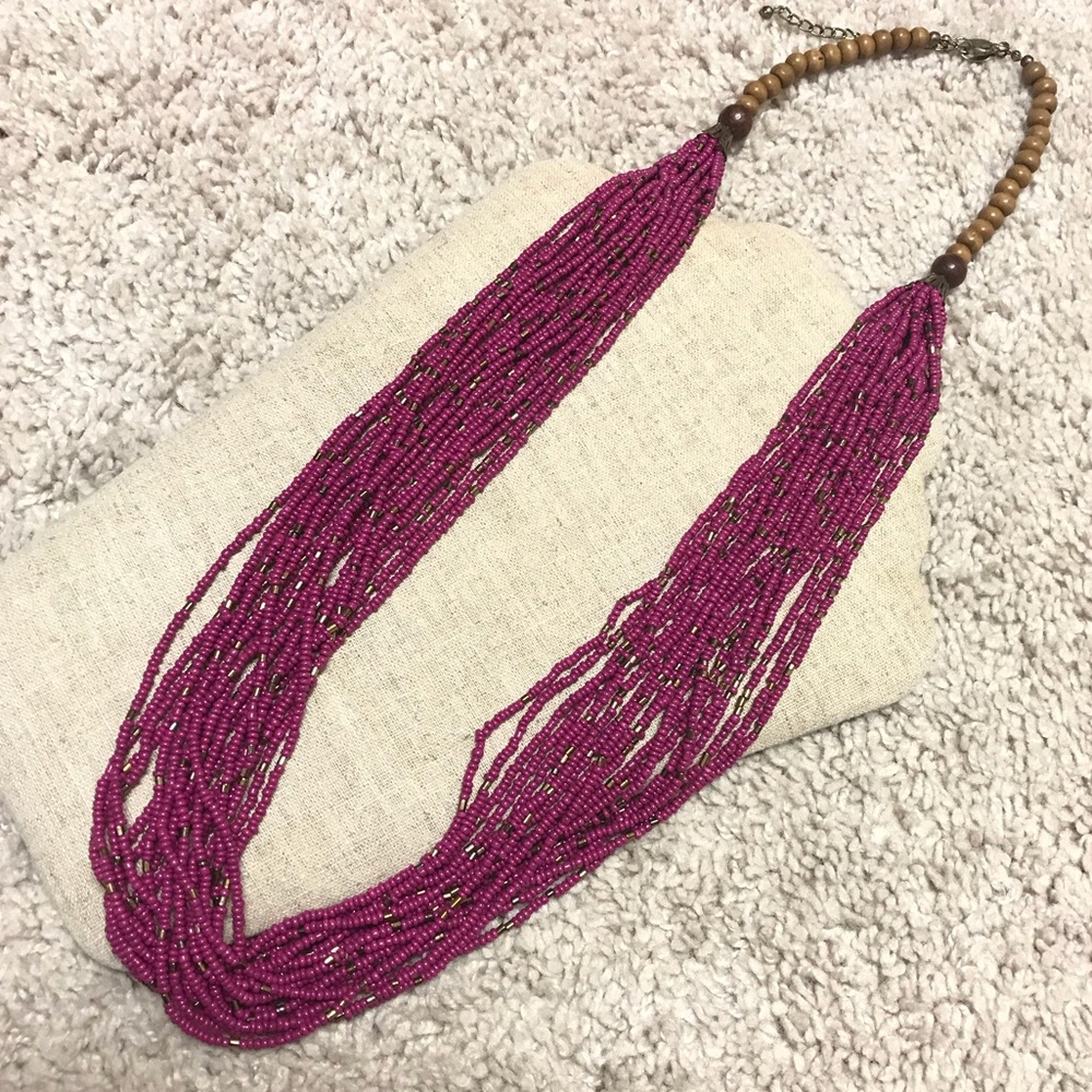 Pink Bead Necklace